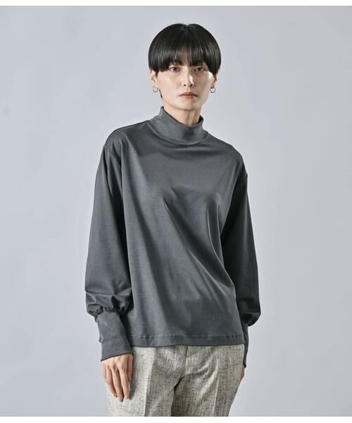 Atraer / アトラエル カットソー | ベア天竺 ハイネックプルオーバー | 詳細11