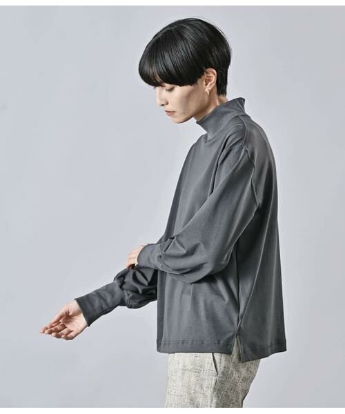 Atraer / アトラエル カットソー | ベア天竺 ハイネックプルオーバー | 詳細12