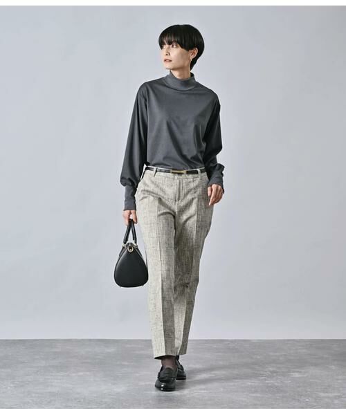 Atraer / アトラエル カットソー | ベア天竺 ハイネックプルオーバー | 詳細13