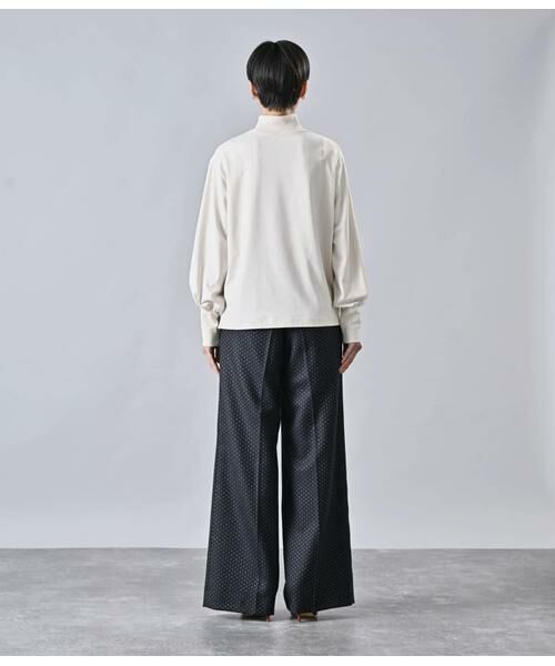 Atraer / アトラエル カットソー | ベア天竺 ハイネックプルオーバー | 詳細2