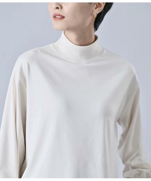 Atraer / アトラエル カットソー | ベア天竺 ハイネックプルオーバー | 詳細5