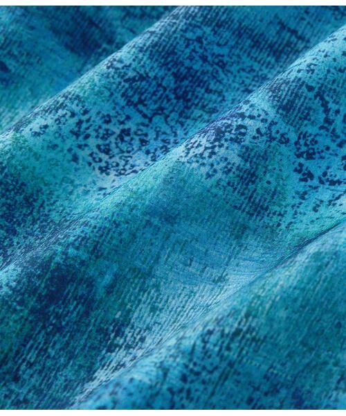 Atraer / アトラエル ミニ丈・ひざ丈ワンピース | オーシャンベールプリント ノースリーブサックドレス | 詳細7