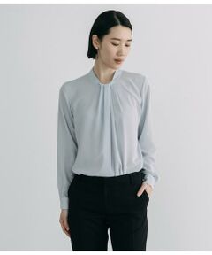 Atraer / アトラエル シャツ・ブラウス | ストレッチジョーゼット スカーフ風長袖ブラウス