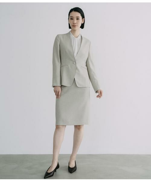 Atraer / アトラエル シャツ・ブラウス | ストレッチジョーゼット スカーフ風長袖ブラウス | 詳細10