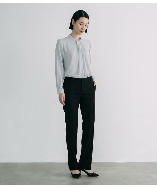 Atraer / アトラエル シャツ・ブラウス | ストレッチジョーゼット スカーフ風長袖ブラウス | 詳細13