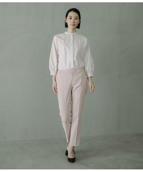 Atraer / アトラエル シャツ・ブラウス | シルキーコットンストライプ 切り替えデザインブラウス | 詳細10