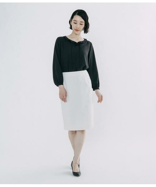 Atraer / アトラエル シャツ・ブラウス | ストレッチジョーゼット ダブルカラーリボンブラウス | 詳細10