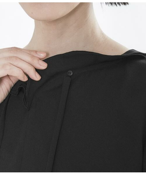 Atraer / アトラエル シャツ・ブラウス | ストレッチジョーゼット ダブルカラーリボンブラウス | 詳細3