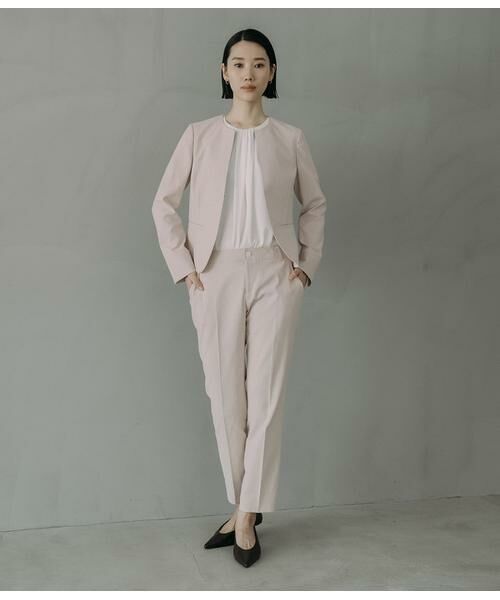 Atraer / アトラエル シャツ・ブラウス | ストレッチジョーゼット スカーフ風フレアスリーブブラウス | 詳細10