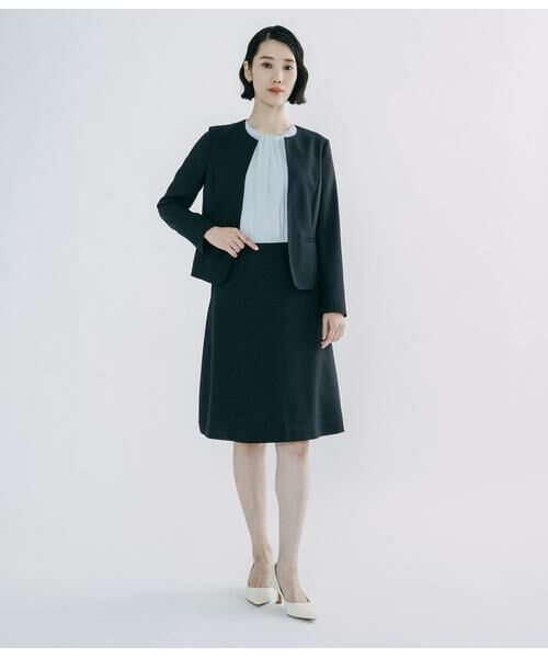 Atraer / アトラエル シャツ・ブラウス | ストレッチジョーゼット スカーフ風フレアスリーブブラウス | 詳細14