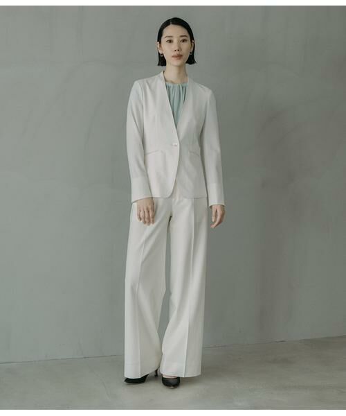 Atraer / アトラエル シャツ・ブラウス | ストレッチジョーゼット スカーフ風フレアスリーブブラウス | 詳細6