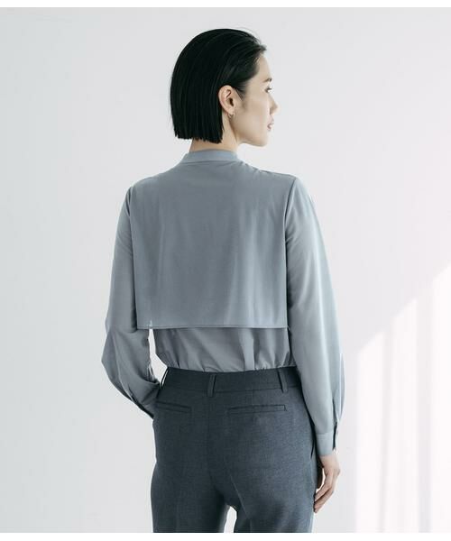 Atraer / アトラエル カットソー | シアジャージー ボウタイレイヤードブラウス | 詳細1