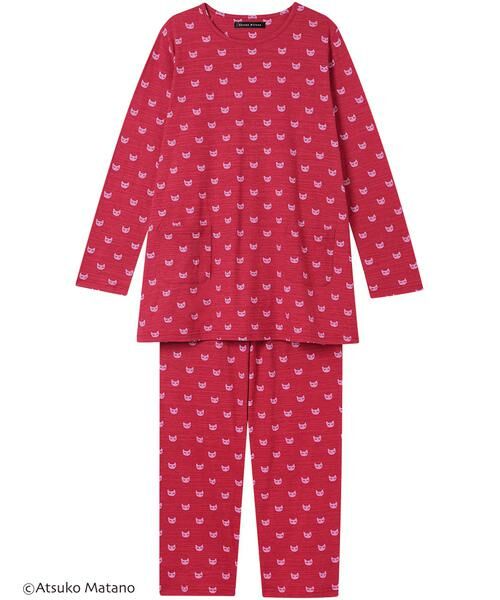 Atsuko Matano / アツコ マタノ ルームウェア | レディスパジャマ　上下セット（ＨＤＸ５６１）（RE）