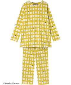 Atsuko Matano / アツコ マタノ ルームウェア | レディスパジャマ　上下セット（ＨＤＸ５４７）