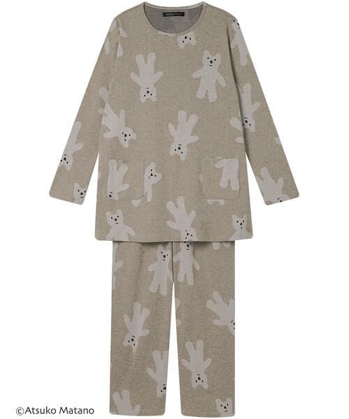 Atsuko Matano/アツコ マタノ パジャマ(HDW510) GY LL Atsuko Matano/アツコ マタノ パジャマ(HDW510) GY LL
