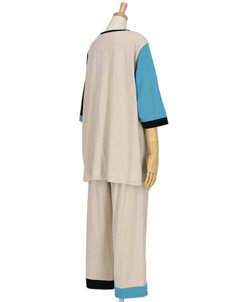 Atsuko Matano / アツコ マタノ ルームウェア | レディスパジャマ　上下セット（ＨＤＴ２０７） | 詳細1