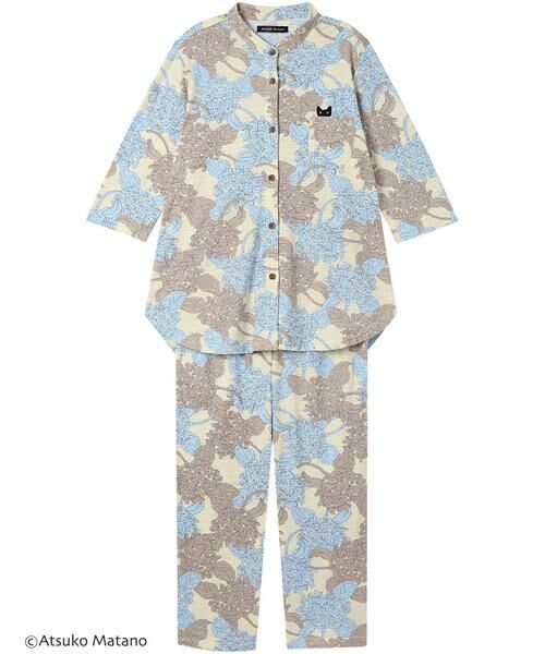 Atsuko Matano / アツコ マタノ ルームウェア | レディスパジャマ　上下セット（ＨＤＴ２２４）（BE）