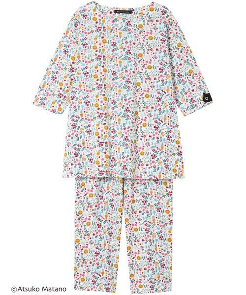 Atsuko Matano / アツコ マタノ ルームウェア | レディスパジャマ　上下セット（ＨＤＴ２２６）（IV）