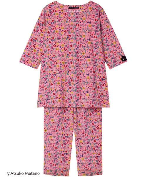Atsuko Matano / アツコ マタノ ルームウェア | レディスパジャマ　上下セット（ＨＤＴ２２６）（PI）