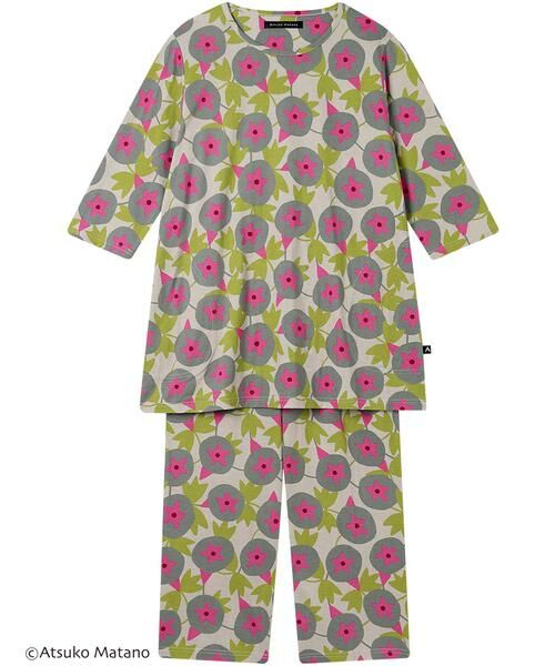 Atsuko Matano / アツコ マタノ ルームウェア | レディスパジャマ　上下セット（ＨＤＸ２１３）（IV）