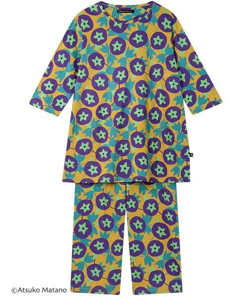Atsuko Matano / アツコ マタノ ルームウェア | レディスパジャマ　上下セット（ＨＤＸ２１３）（YE）