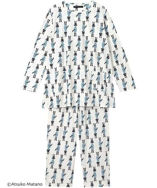 Atsuko Matano / アツコ マタノ ルームウェア | レディスパジャマ　上下セット（ＨＤＸ５０３）（IV）