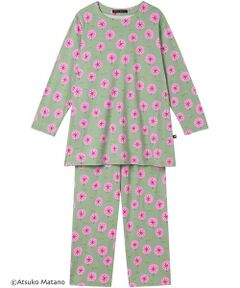 Atsuko Matano / アツコ マタノ ルームウェア | レディスパジャマ　上下セット（ＨＤＸ５１９）