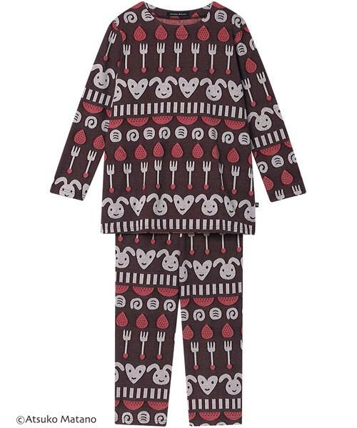 Atsuko Matano / アツコ マタノ ルームウェア | レディスパジャマ　上下セット（ＨＤＸ５５２）（BL）