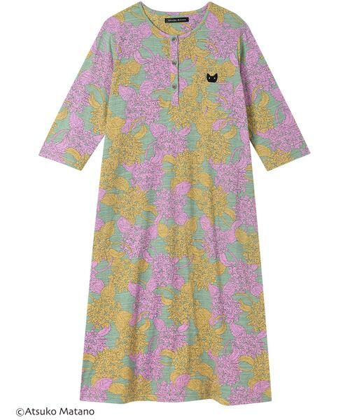 Atsuko Matano / アツコ マタノ ルームウェア | レディスウェア　ワンピース（ＨＮＴ２２５）（GR）