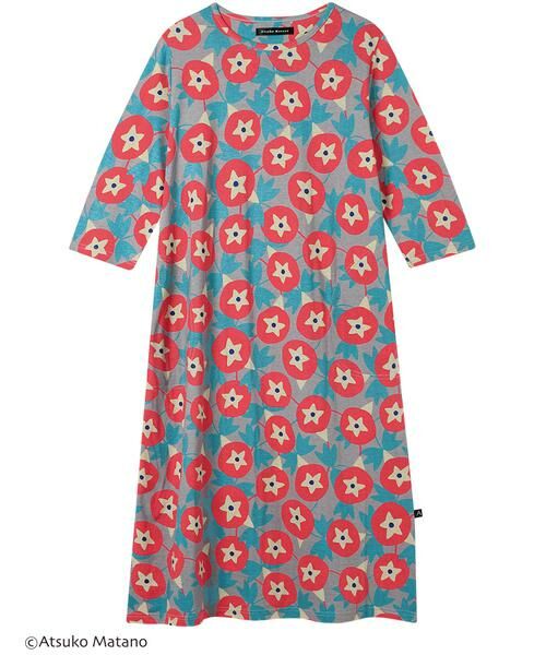 Atsuko Matano / アツコ マタノ ルームウェア | レディスウェア　ワンピース（ＨＮＸ２１４）（GY）