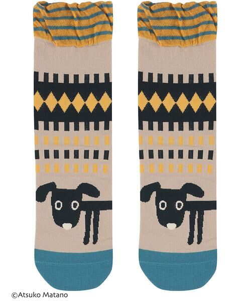 Atsuko Matano / アツコ マタノ  | レディス　ソックス（ＨＱＹ０１６）（YE）