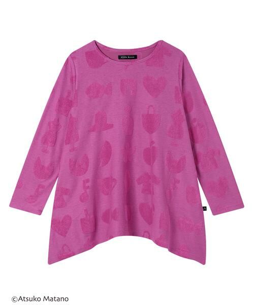 Atsuko Matano / アツコ マタノ  | レディスパジャマ　トップス（ＨＴＸ５１０）（PI）