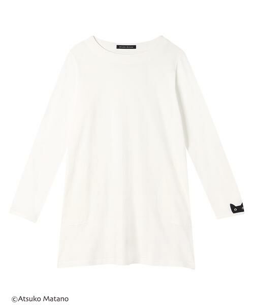Atsuko Matano / アツコ マタノ  | レディスパジャマ　トップス（ＨＴＸ５３１）（WH）