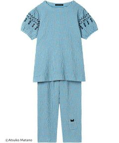Atsuko Matano / アツコ マタノ ルームウェア | レディスパジャマ　上下セット（ＨＤＴ１２４）
