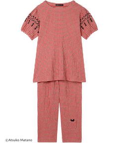 Atsuko Matano / アツコ マタノ ルームウェア | レディスパジャマ　上下セット（ＨＤＴ１２４）