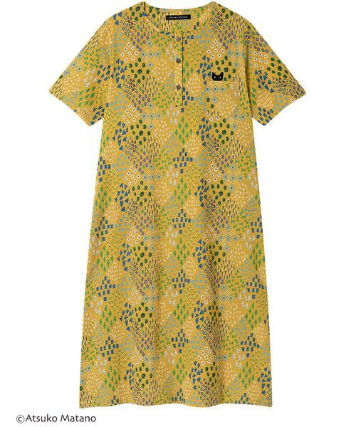 Atsuko Matano / アツコ マタノ ルームウェア | レディスウェア　ワンピース（ＨＮＴ１２２）（YE）