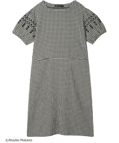 Atsuko Matano / アツコ マタノ ルームウェア | レディスウェア　ワンピース（ＨＮＴ１３４）（BL）
