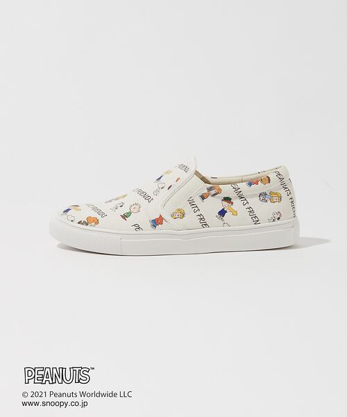 Peanuts Au Bannister スヌーピーコラボ スリッポンスニーカ スニーカー Au Bannister オゥ バニスター ファッション通販 タカシマヤファッションスクエア
