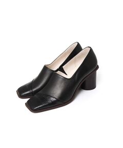 Au BANNISTER / オゥ バニスター パンプス | スクエアトゥ 甲深パンプス