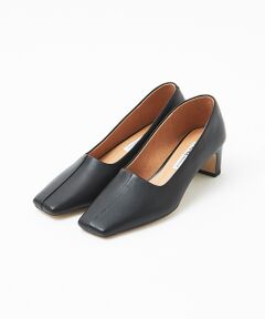 Au BANNISTER / オゥ バニスター パンプス | スクエアトゥミドルヒールパンプス