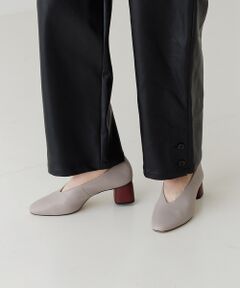 Au BANNISTER / オゥ バニスター パンプス | カラーヒールソフトレザーパンプス