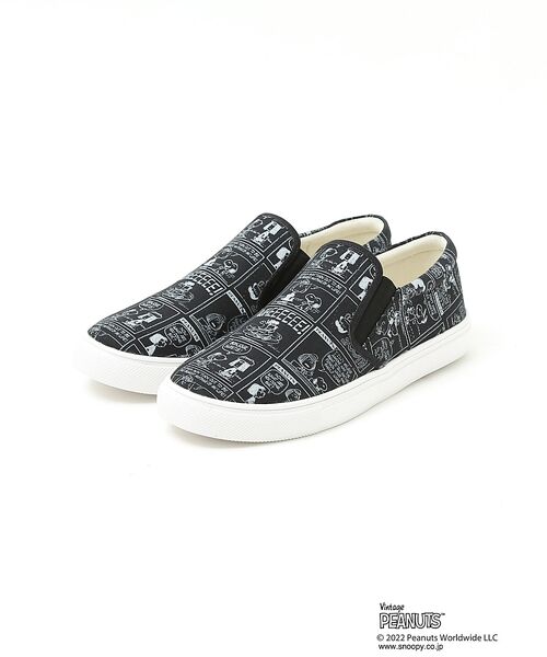 Au BANNISTER / オゥ バニスター スニーカー | 【PEANUTS×Au BANNISTER】スヌーピーコラボ スリッポンスニーカ | 詳細2