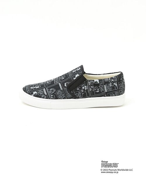 Au BANNISTER / オゥ バニスター スニーカー | 【PEANUTS×Au BANNISTER】スヌーピーコラボ スリッポンスニーカ | 詳細4