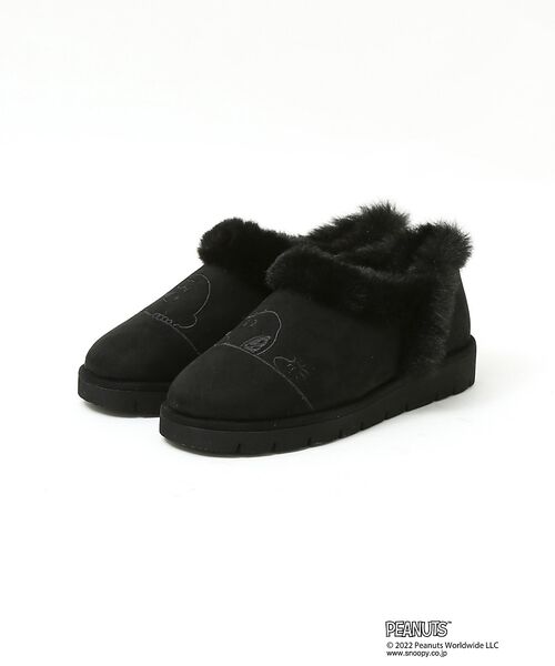 Au BANNISTER / オゥ バニスター ブーツ(ショート丈) | 【PEANUTS×Au BANNISTER】スヌーピーコラボ エコムートンブーツ | 詳細1