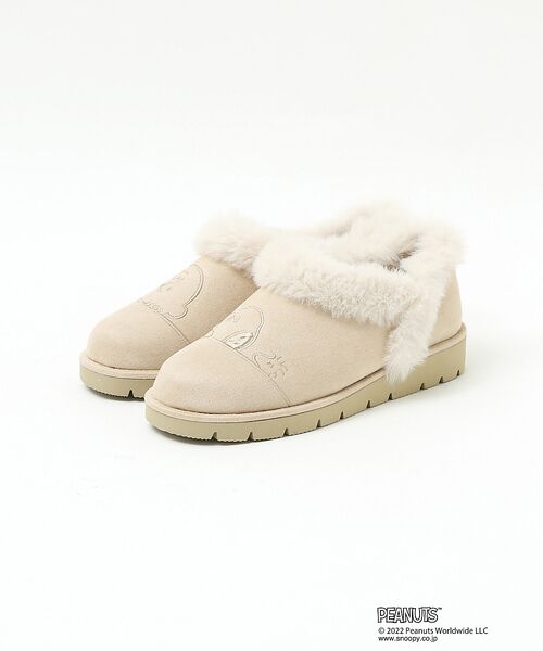 Au BANNISTER / オゥ バニスター ブーツ(ショート丈) | 【PEANUTS×Au BANNISTER】スヌーピーコラボ エコムートンブーツ | 詳細5