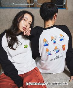 Parappa The Rapper×LAROUTE　ラグランTシャツ