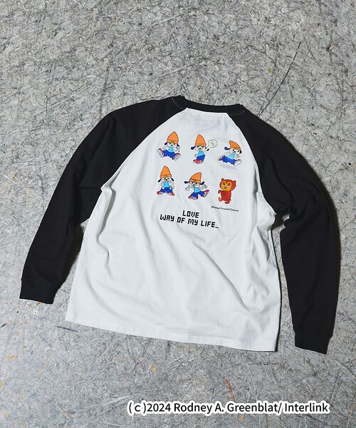 Au BANNISTER / オゥ バニスター Tシャツ | Parappa The Rapper×LAROUTE　ラグランTシャツ | 詳細14