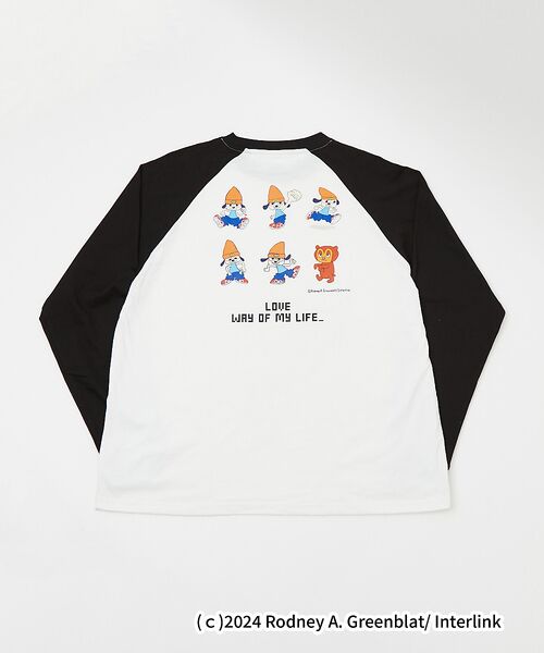 Au BANNISTER / オゥ バニスター Tシャツ | Parappa The Rapper×LAROUTE　ラグランTシャツ | 詳細20