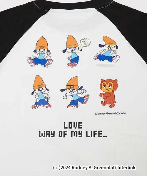 Au BANNISTER / オゥ バニスター Tシャツ | Parappa The Rapper×LAROUTE　ラグランTシャツ | 詳細21