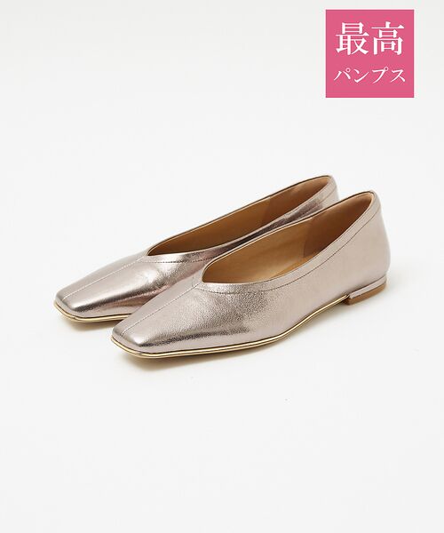 Au BANNISTER/オゥ バニスター 【最高パンプス/1cmヒール】美脚×快適 パンプス シルバー 35 Au BANNISTER/オゥ バニスター 【最高パンプス/1cmヒール】美脚×快適 パンプス シルバー 35